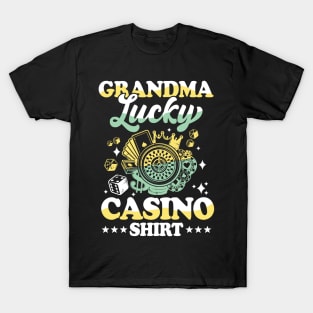 Grandma Lucky Casino Shirt T-Shirt